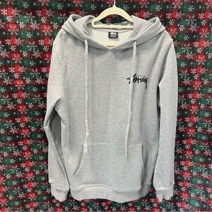 Stussy Ash Heather English
Print Hoodie